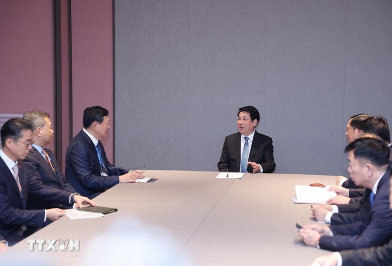 Tuần lễ cấp cao APEC 2025: Chủ tịch nước Lương Cường tiếp và làm việc với các Tập đoàn lớn- Ảnh 6. Tuần lễ cấp cao APEC 2025: Chủ tịch nước Lương Cường tiếp và làm việc với các Tập đoàn lớn- Ảnh 6.