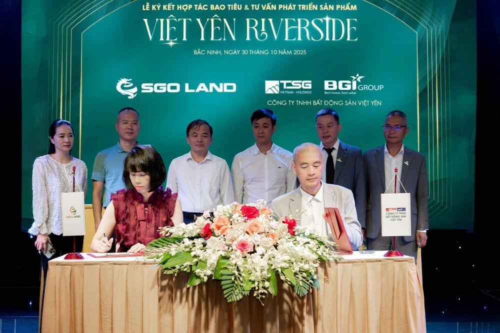 SGO Land ký kết hợp tác chiến lược dự án Việt Yên Riverside SGO Land ký kết hợp tác chiến lược dự án Việt Yên Riverside