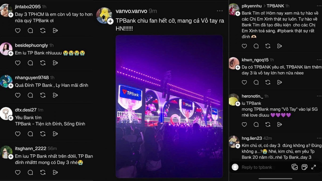 “Em Xinh Say App Đỉnh” giúp TPBank tăng tốc: Thương hiệu chạm cảm xúc, kinh doanh bứt phá “Em Xinh Say App Đỉnh” giúp TPBank tăng tốc: Thương hiệu chạm cảm xúc, kinh doanh bứt phá