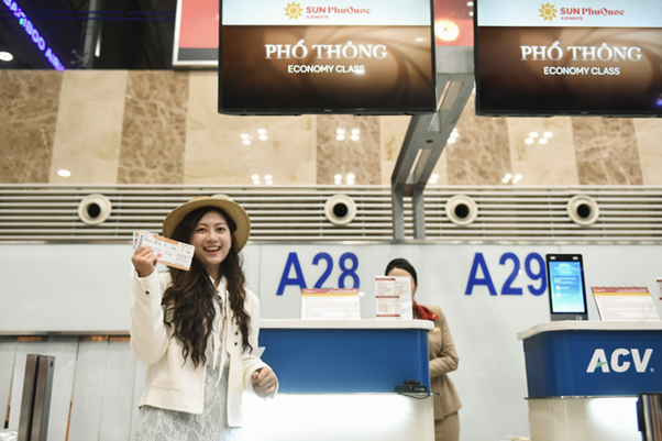 Những hình ảnh chuyến bay đầu tiên của Hãng hàng không Sun PhuQuoc Airways Những hình ảnh chuyến bay đầu tiên của Hãng hàng không Sun PhuQuoc Airways