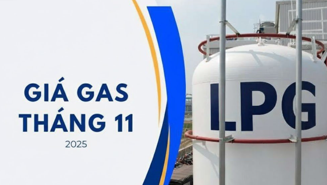 Giá gas bán lẻ trong nước tháng 11/2025 giảm tháng thứ 2 liên tiếp