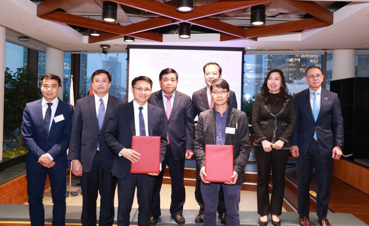 NIC và VIS: Hợp tác triển khai các sáng kiến về đổi mới sáng tạo