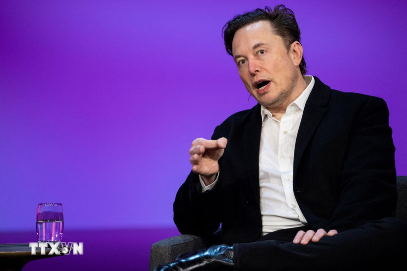 Tài sản của các tỷ phú giàu nhất nước Mỹ tăng gần 700 tỷ USD Tỷ phú Elon Musk. (Ảnh: AFP/TTXVN)