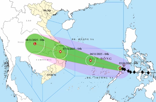 CẬP NHẬT: Tin BÃO KHẨN CẤP - cơn BÃO SỐ 13 (Bão KALMAEGI) và các chỉ đạo ứng phó- Ảnh 1.