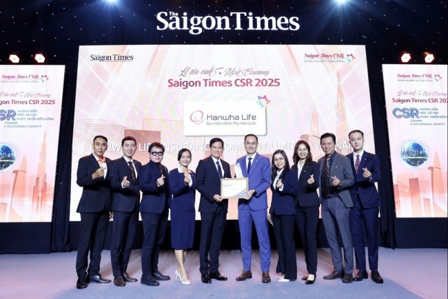 Hanwha Life Việt Nam 5 năm liền được vinh danh “Doanh nghiệp vì cộng đồng”