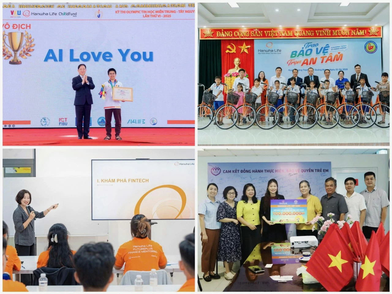 Hanwha Life Việt Nam 5 năm liền được vinh danh “Doanh nghiệp vì cộng đồng”