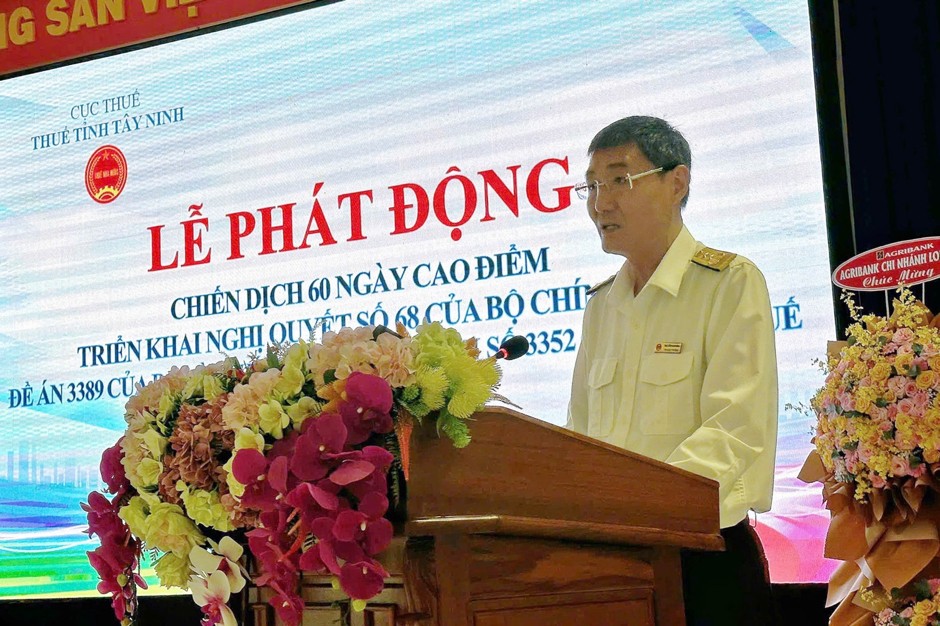 Tây Ninh triển khai “Chiến dịch 60 ngày cao điểm” hiện đại hóa quản lý thuế Tây Ninh triển khai “Chiến dịch 60 ngày cao điểm” hiện đại hóa quản lý thuế