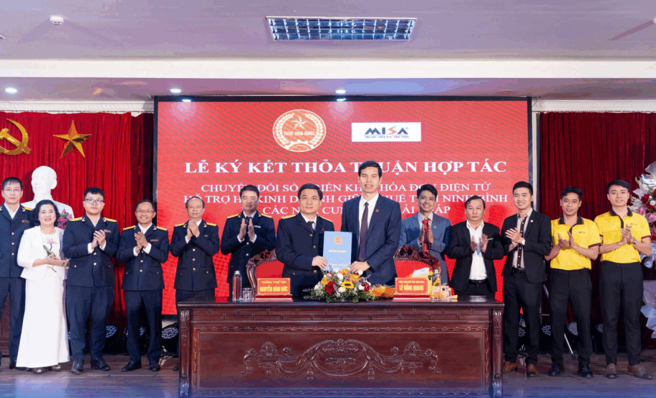 Thuế tỉnh Ninh Bình và Misa hợp tác hỗ trợ hộ kinh doanh chuyển từ thuế khoán sang kê khai Thuế tỉnh Ninh Bình và Misa hợp tác hỗ trợ hộ kinh doanh chuyển từ thuế khoán sang kê khai