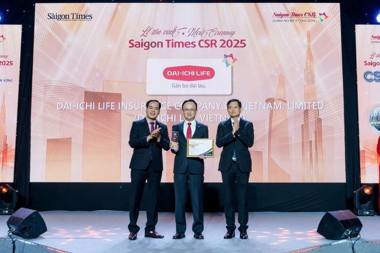 Dai-ichi Life Việt Nam được vinh danh “Doanh nghiệp Vì Cộng đồng – Saigon Times CSR” lần thứ 7 liên tiếp Dai-ichi Life Việt Nam được vinh danh “Doanh nghiệp Vì Cộng đồng – Saigon Times CSR” lần thứ 7 liên tiếp