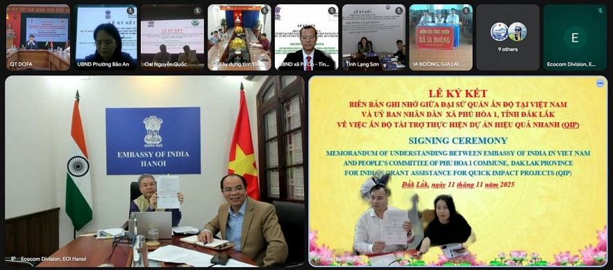 Chính phủ Ấn Độ hỗ trợ thực hiện 10 Dự án tác động nhanh tại 10 tỉnh thành Chính phủ Ấn Độ hỗ trợ thực hiện 10 Dự án tác động nhanh tại 10 tỉnh thành