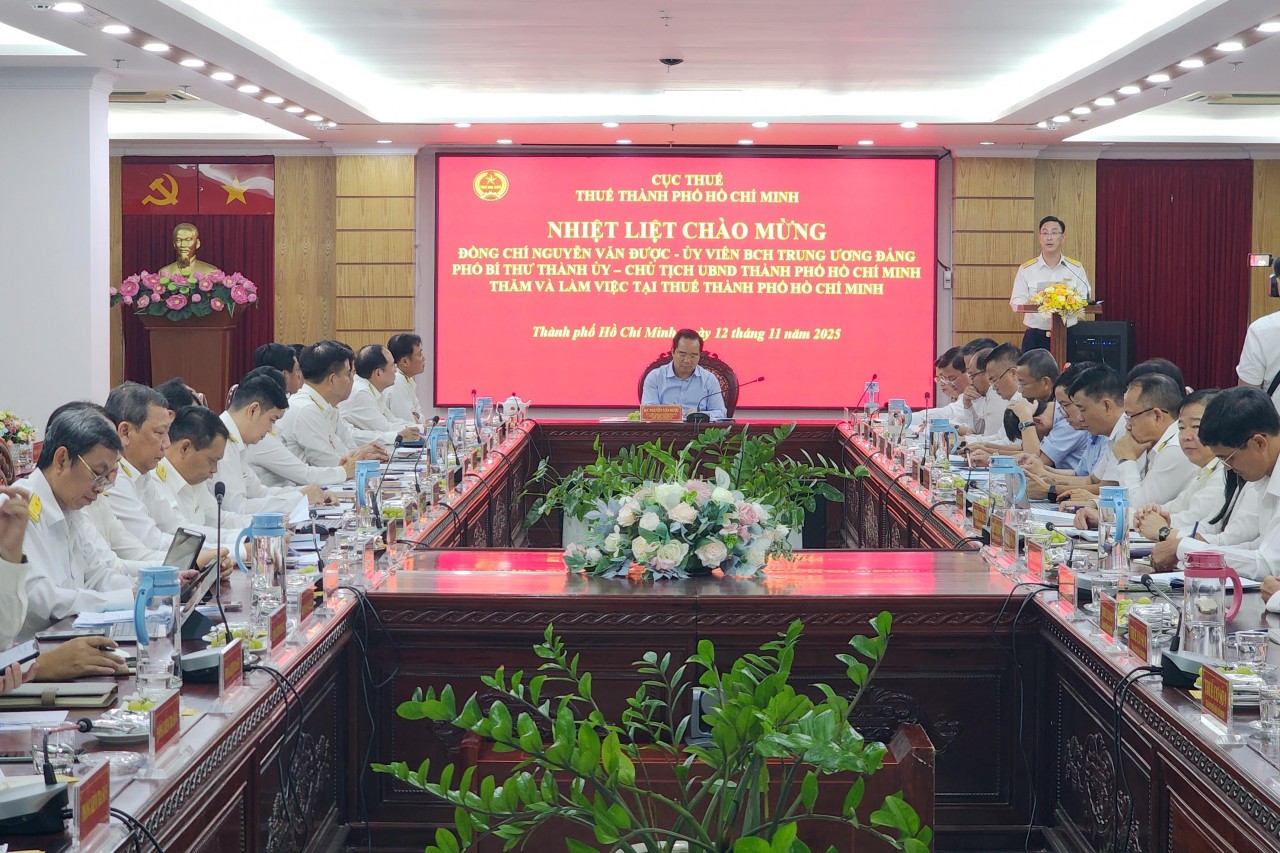 Chủ tịch UBND TP. Hồ Chí Minh biểu dương kết quả thu ngân sách của ngành Thuế Thành phố