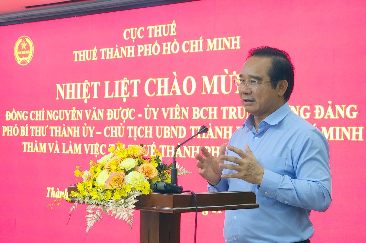 Chủ tịch UBND TP. Hồ Chí Minh biểu dương kết quả thu ngân sách của ngành Thuế Thành phố