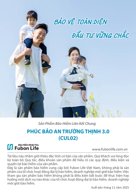 Fubon Life Việt Nam ra mắt phiên bản nâng cấp Phúc Bảo An Trường Thịnh 3.0