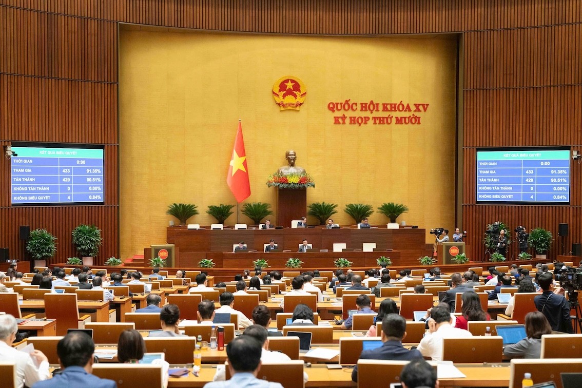 Quốc hội thông qua mục tiêu năm 2026 tăng trưởng 10% trở lên