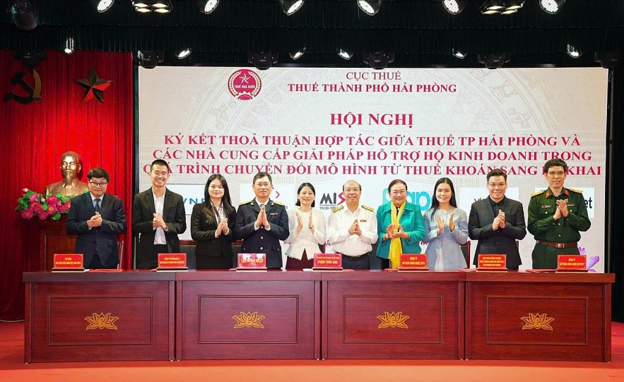 Thuế TP. Hải Phòng và các nhà cung cấp giải pháp đồng hành hỗ trợ hộ kinh doanh chuyển sang kê khai thuế