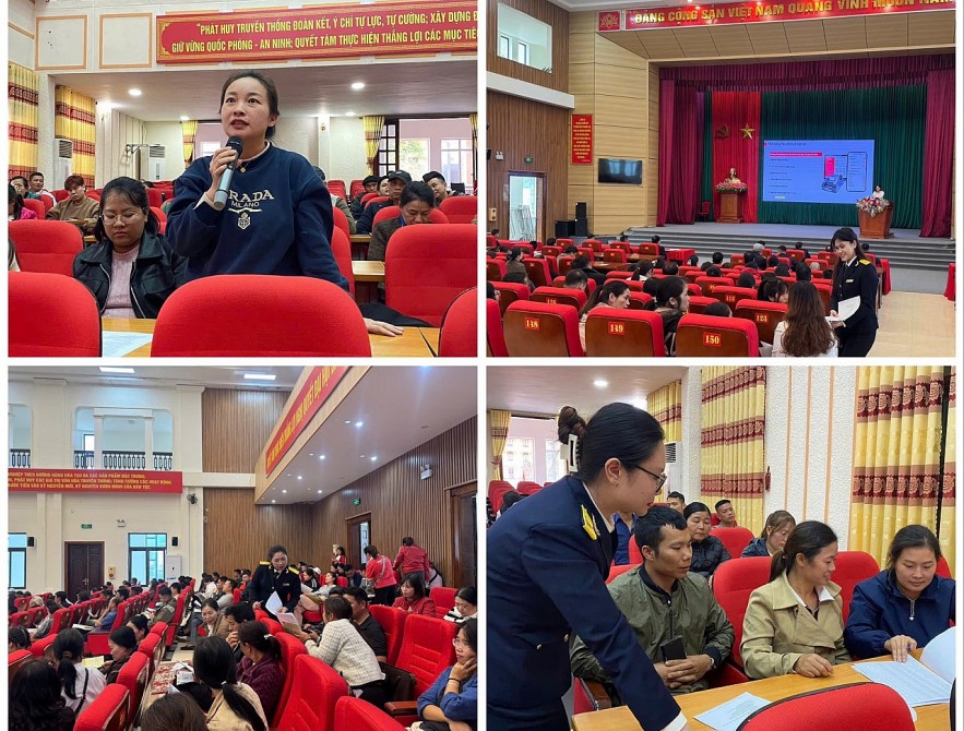 Thuế tỉnh Tuyên Quang: Thuế Cơ sở 8 tuyên truyền chuyển đổi mô hình quản lý thuế với hộ kinh doanh khi xóa bỏ thuế khoán Thuế cơ sở 8 (Tuyên Quang) tuyên truyền chuyển đổi mô hình quản lý thuế với hộ kinh doanh