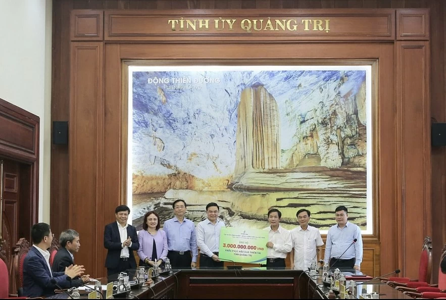 undefined Petrovietnam đồng hành cùng tỉnh Quảng Trị và TP Huế khắc phục hậu quả thiên tai