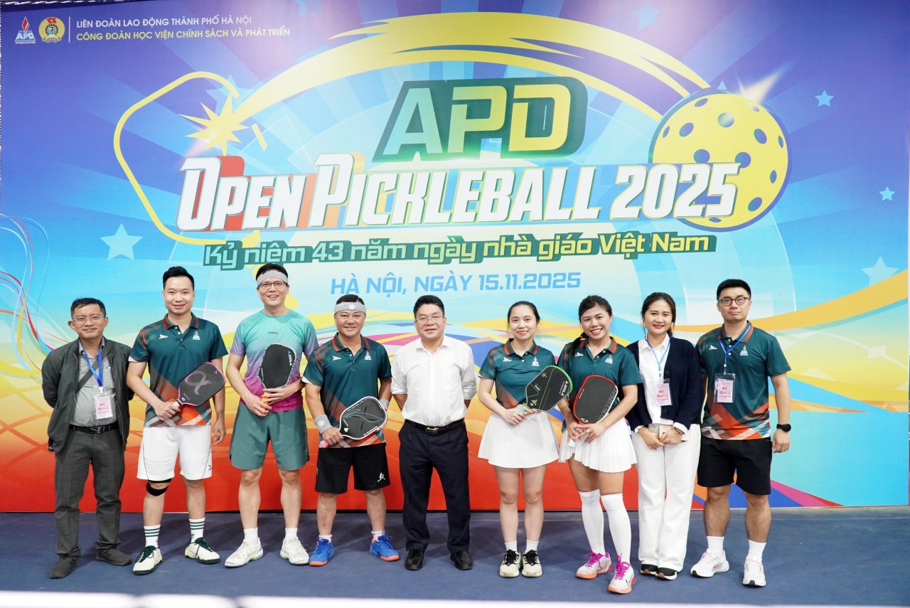 Gần 160 vận động viên tham gia Giải APD Open Picklebal lần thứ Nhất Gần 160 vận động viên tham gia Giải APD Open Picklebal lần thứ Nhất