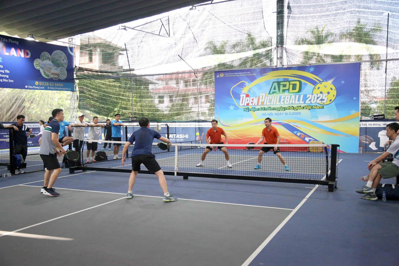 Gần 160 vận động viên tham gia Giải APD Open Picklebal lần thứ Nhất Gần 160 vận động viên tham gia Giải APD Open Picklebal lần thứ Nhất