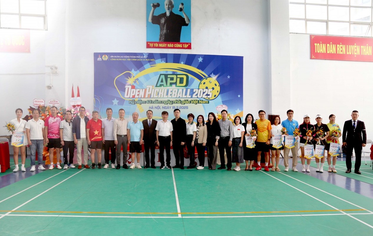 Gần 160 vận động viên tham gia Giải APD Open Picklebal lần thứ Nhất