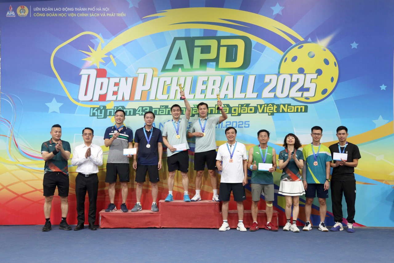 Gần 160 vận động viên tham gia Giải APD Open Picklebal lần thứ Nhất Gần 160 vận động viên tham gia Giải APD Open Picklebal lần thứ Nhất