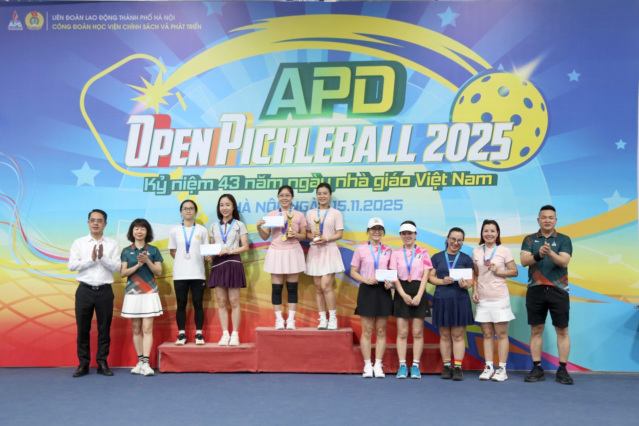 Gần 160 vận động viên tham gia Giải APD Open Picklebal lần thứ Nhất Gần 160 vận động viên tham gia Giải APD Open Picklebal lần thứ Nhất