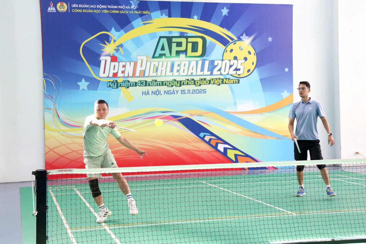 Gần 160 vận động viên tham gia Giải APD Open Picklebal lần thứ Nhất Gần 160 vận động viên tham gia Giải APD Open Picklebal lần thứ Nhất