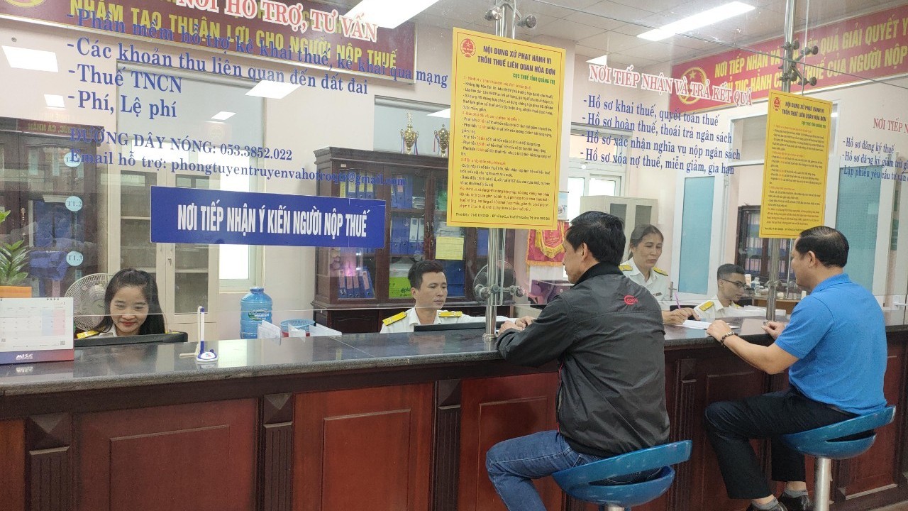 Thuế tỉnh Quảng Trị thu nội địa 10 tháng vượt dự toán pháp lệnh