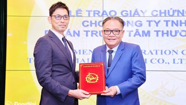 Đồng Nai trao giấy chứng nhận đầu tư cho dự án Trung tâm Thương mại Aeon Mall lớn nhất Việt Nam