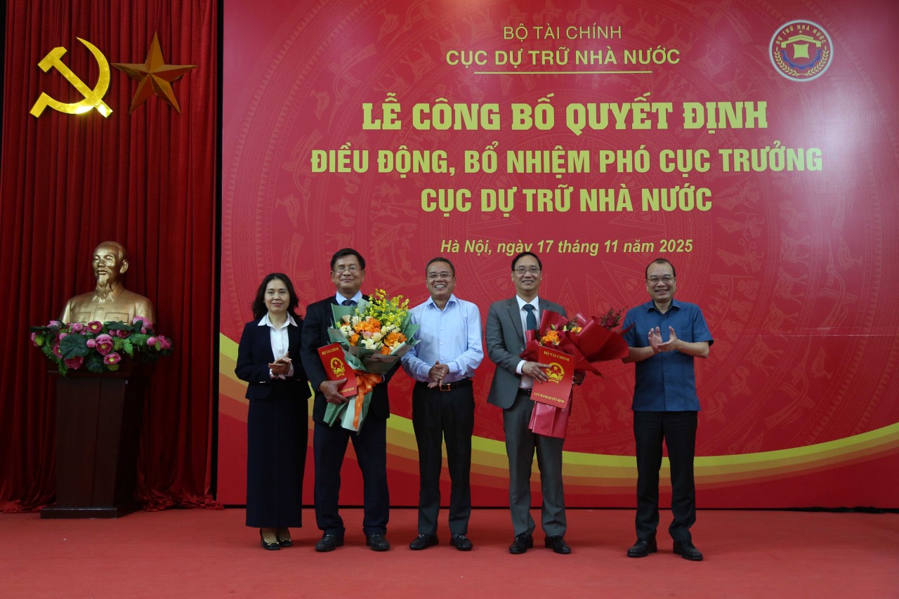 Điều động, bổ nhiệm 2 phó cục trưởng Cục Dự trữ Nhà nước