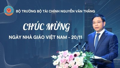 Bộ trưởng Bộ Tài chính Nguyễn Văn Thắng chúc mừng ngày Nhà giáo Việt Nam - 20/11