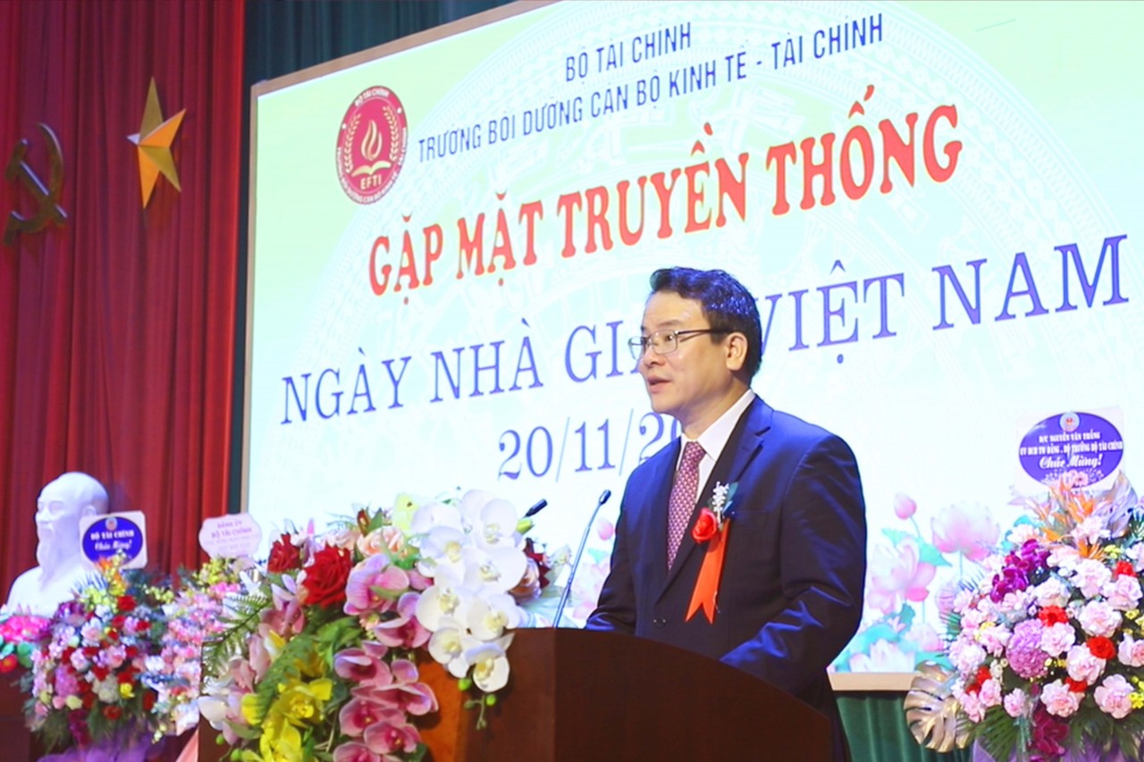 Trường Bồi dưỡng cán bộ Kinh tế – Tài chính gặp mặt truyền thống nhân Ngày Nhà giáo Việt Nam Trường Bồi dưỡng cán bộ Kinh tế – Tài chính gặp mặt truyền thống nhân Ngày Nhà giáo Việt Nam