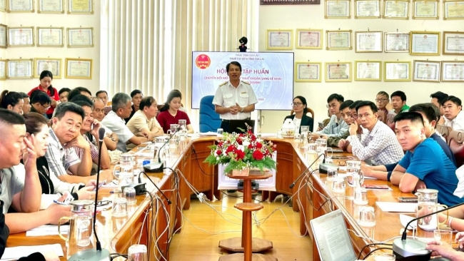 Thuế tỉnh Gia Lai đồng hành cùng hộ kinh doanh chuyển đổi thuế khoán sang kê khai