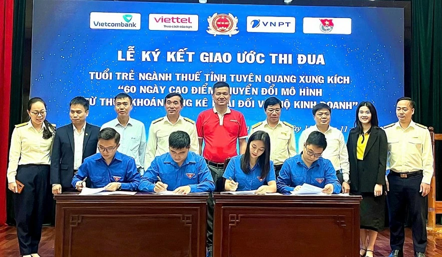 Tuổi trẻ Thuế tỉnh Tuyên Quang xung kích 60 ngày cao điểm chuyển đổi hộ kinh doanh sang kê khai thuế Tuổi trẻ Thuế tỉnh Tuyên Quang xung kích 60 ngày cao điểm chuyển đổi hộ kinh doanh sang kê khai thuế