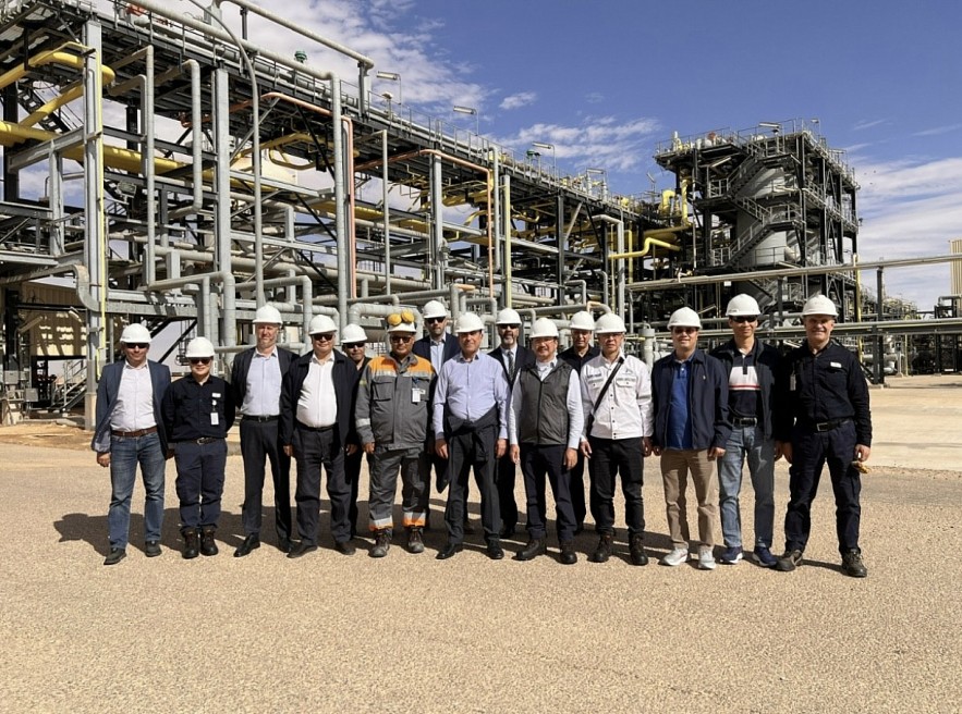 Đoàn công tác Petrovietnam làm việc tại dự án khai thác mỏ Algeria