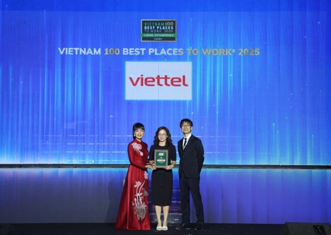 Viettel là nơi làm việc tốt nhất Việt Nam trong 2 ngành: Công nghệ phần cứng, hạ tầng và Công nghệ thông tin
