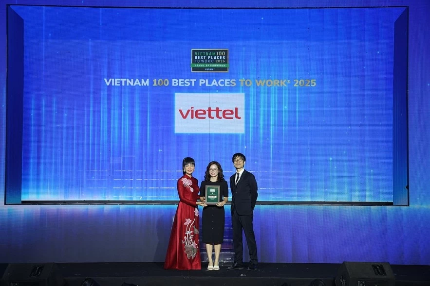 Viettel là nơi làm việc tốt nhất Việt Nam trong 2 ngành: Công nghệ phần cứng, hạ tầng và Công nghệ thông tin Viettel là nơi làm việc tốt nhất Việt Nam trong 2 ngành: Công nghệ phần cứng, hạ tầng và Công nghệ thông tin
