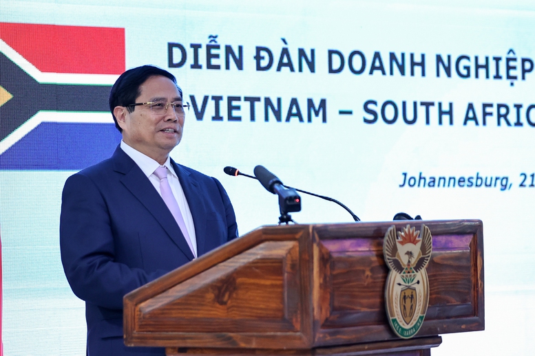 Thủ tướng kêu gọi doanh nghiệp Việt Nam – Nam Phi 'gặp gỡ - kết nối – hành động - ra sản phẩm'- Ảnh 4.