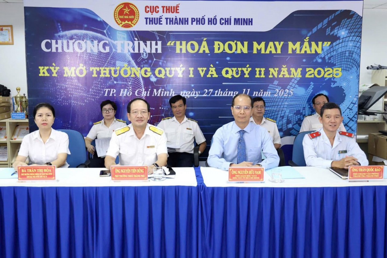 Đã tìm ra 164 chủ những “Hóa đơn may mắn” tại TP. Hồ Chí Minh Đã tìm ra 164 chủ hóa đơn may mắn tại TP. Hồ Chí Minh