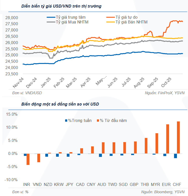 Thị trường tiền tệ tháng 11: Mở 