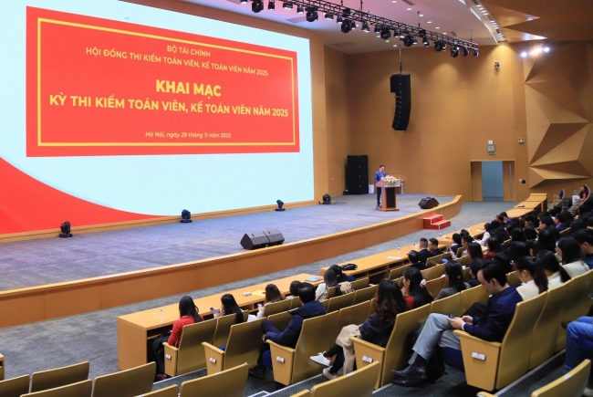 Bộ Tài chính tổ chức kỳ thi kiểm toán viên và kế toán viên năm 2025