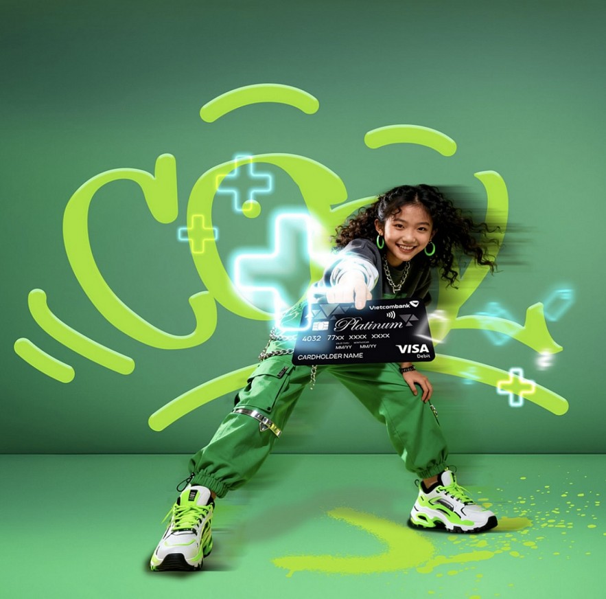 “Quẹt là cộng - sống cực chill”: Nhận đến 3,5 triệu đồng khi mở thẻ Visa Vietcombank mùa cuối năm