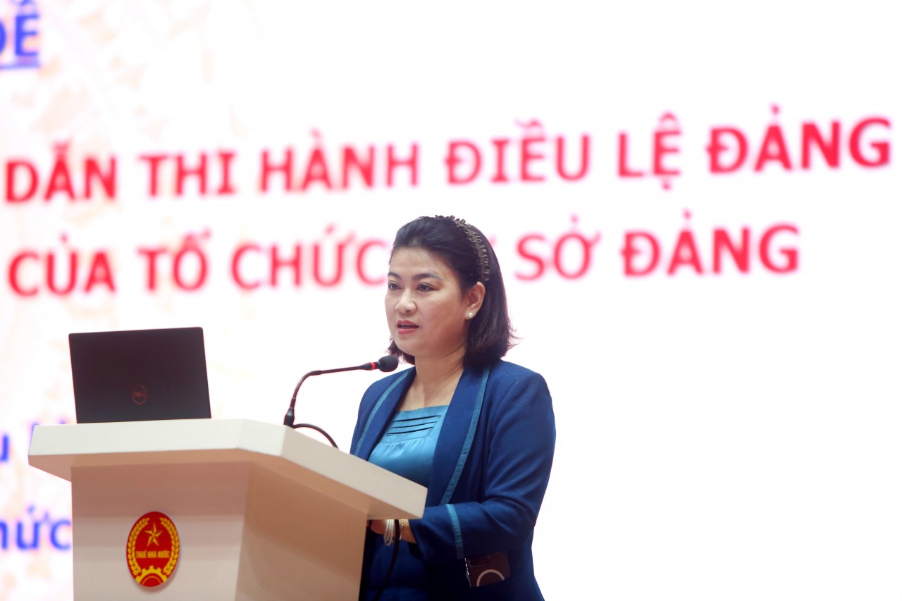 Đảng ủy Bộ Tài chính tập huấn một số nội dung công tác tổ chức của Đảng