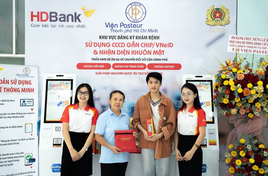 HDBank vận hành hệ thống Kiosk y tế thông minh tại Viện Pasteur TP. Hồ Chí Minh