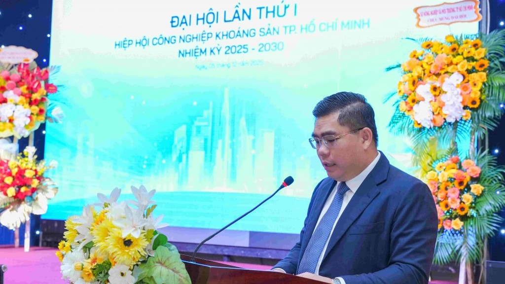 Ông Phan Tấn Đạt giữ chức Chủ tịch Hiệp hội Công nghiệp Khoáng sản TP. Hồ Chí Minh