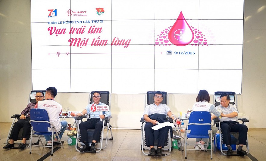 EVN phát động Tuần lễ hồng với thông điệp “Vạn trái tim - Một tấm lòng” EVN phát động Tuần lễ hồng với thông điệp “Vạn trái tim - Một tấm lòng”