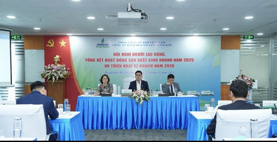 undefined PV GAS TRADING bứt phá mạnh mẽ năm 2025, xác lập kỷ lục sản lượng – doanh thu và khẳng định vai trò hạt nhân trong chuỗi kinh doanh khí