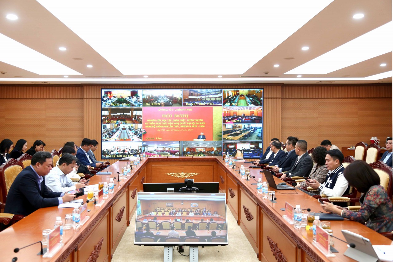 Đảng ủy Bộ Tài chính quán triệt, triển khai thực hiện Nghị quyết Đại hội đại biểu Đảng bộ Chính phủ lần thứ I