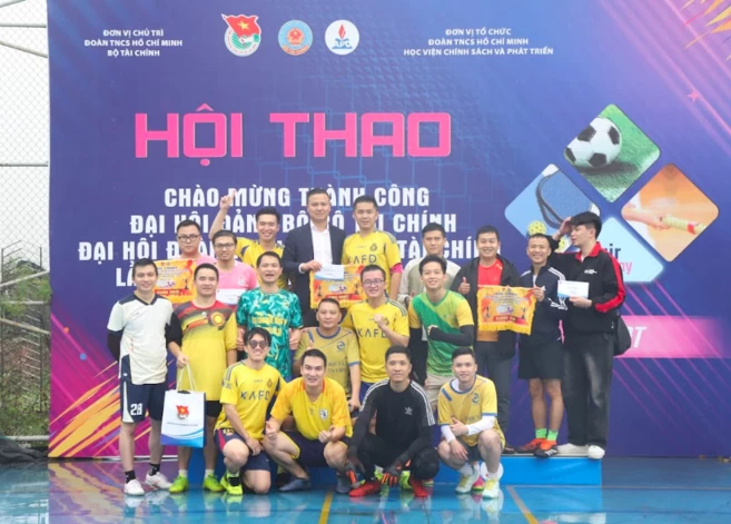 Sôi nổi Hội thao Thanh niên Bộ Tài chính trong chuỗi hoạt động chào mừng Đại hội