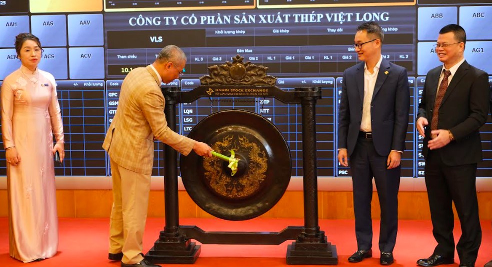 Hơn 24,5 triệu cổ phiếu của Sản xuất thép Việt Long chính thức giao dịch trên UPCoM